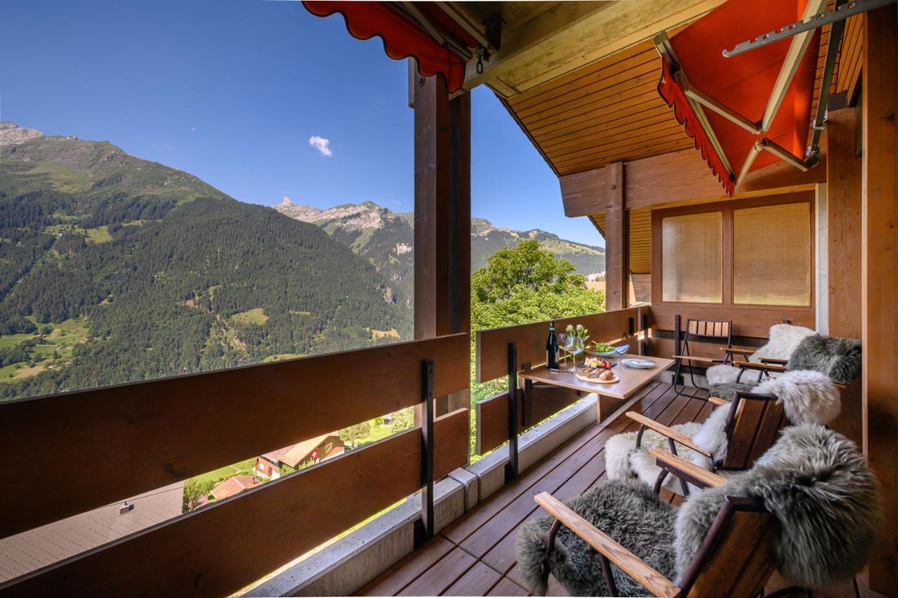 Chalet Primula Penthouse Wengen Exterior foto